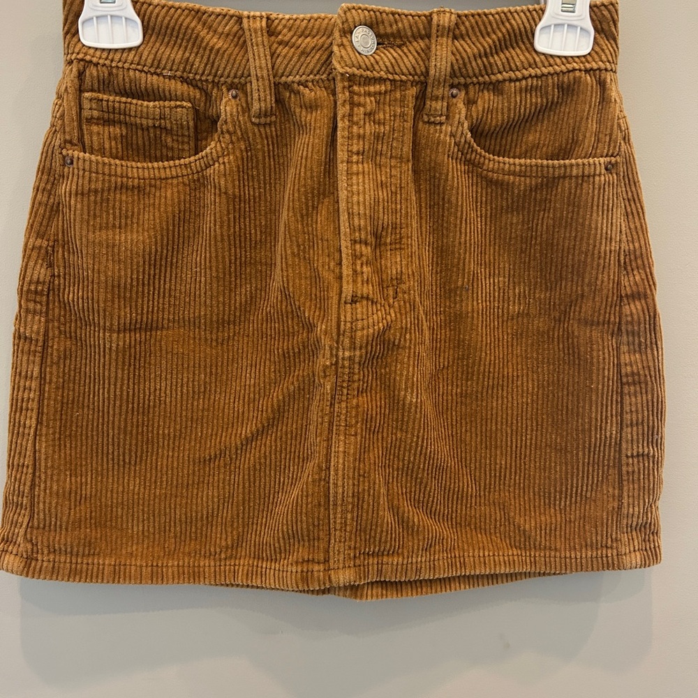Pacsun Corduroy Tan Skirt